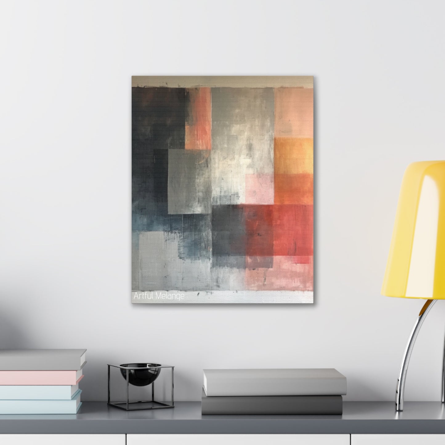 Primary Elegance: A Symphony of Sophistication Canvas Print