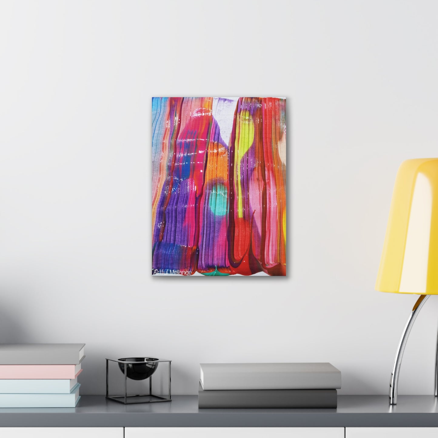 Primary Elegance: A Symphony of Sophistication Canvas Print