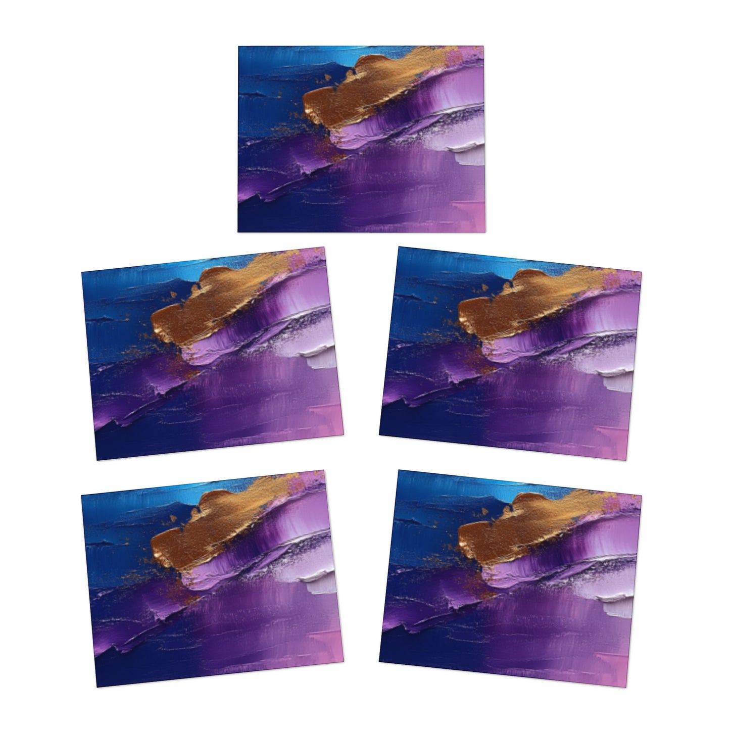 Elegance in Ink:  Abstract Art Note Card Set(5-Pack)