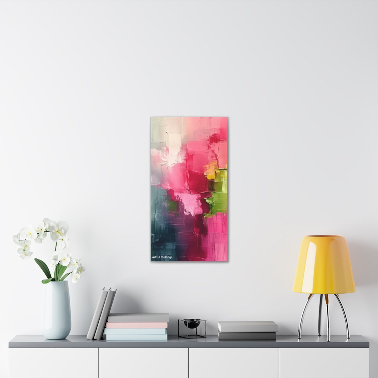 Acrylic Abstract Canvas Print - Richly Textured Artistry