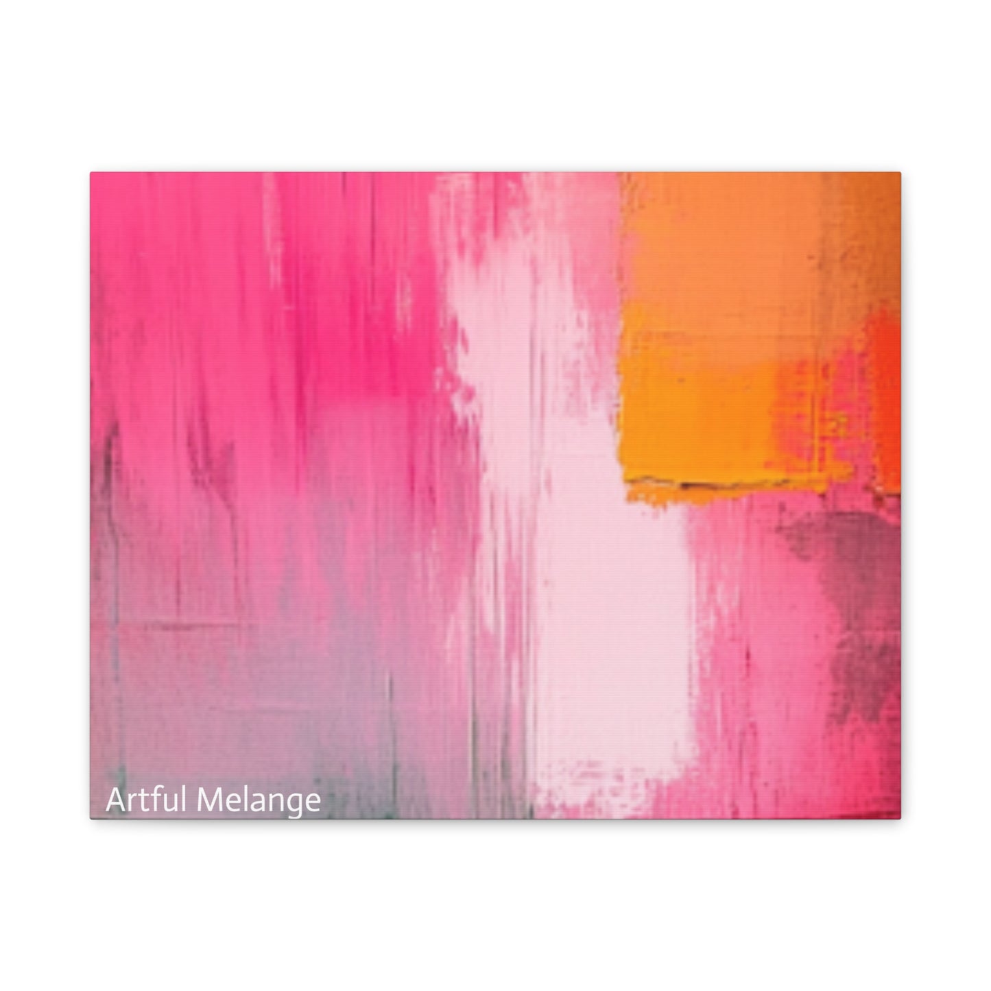 Acrylic Abstract Canvas Print - Richly Textured Artistry