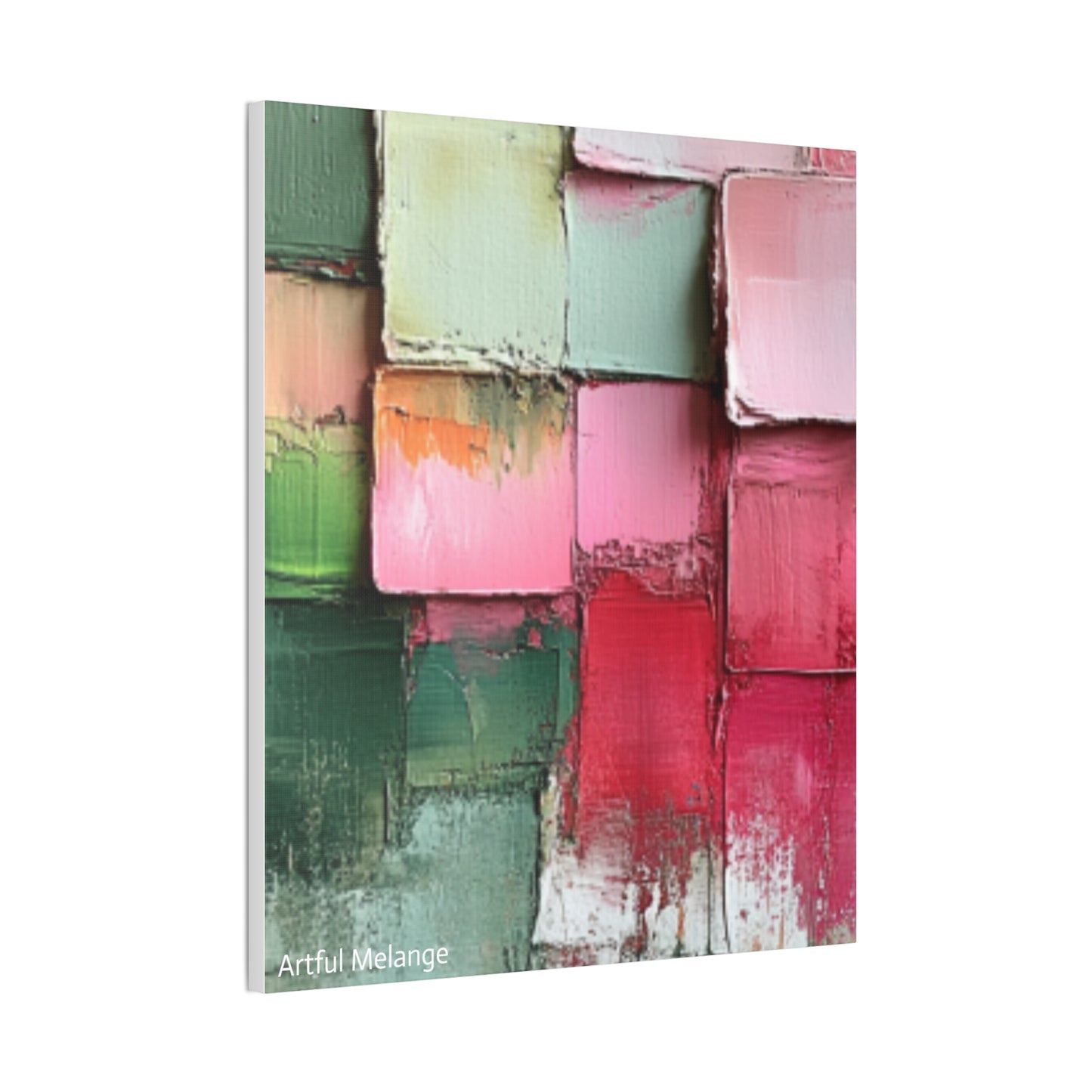 Acrylic Abstract Canvas Print - Richly Textured Artistry