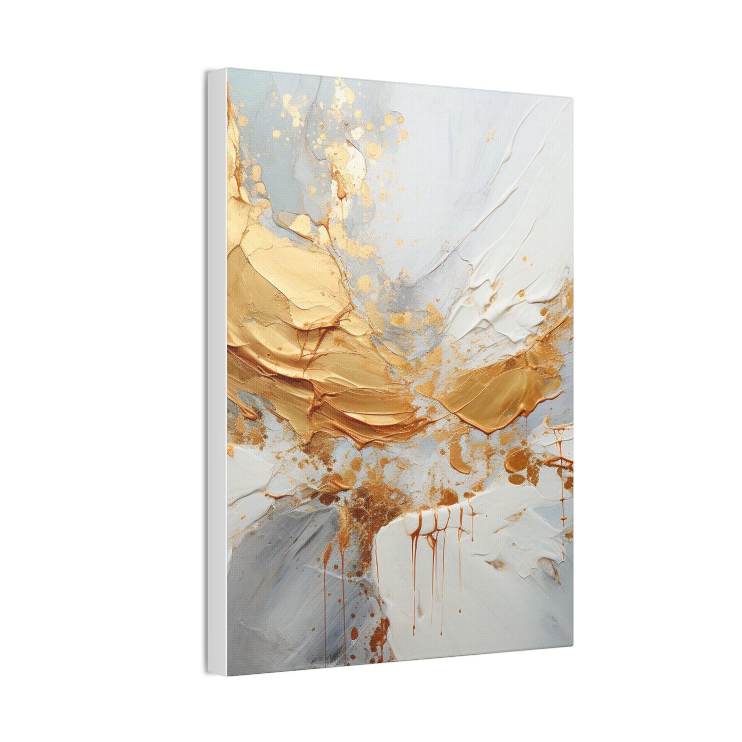 Acrylic Abstract Canvas Print - Richly Textured Artistry