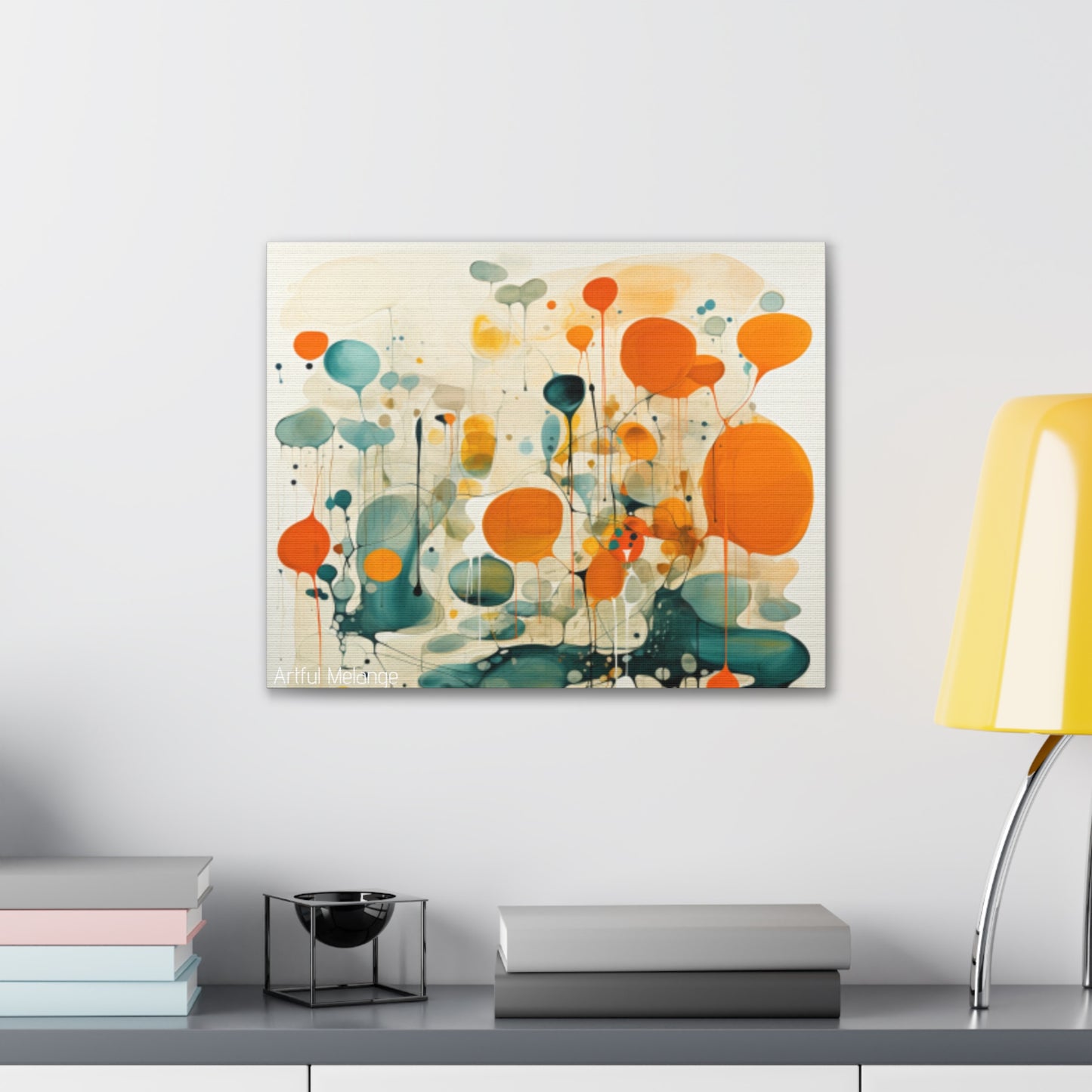 Primary Elegance: A Symphony of Sophistication Canvas Print