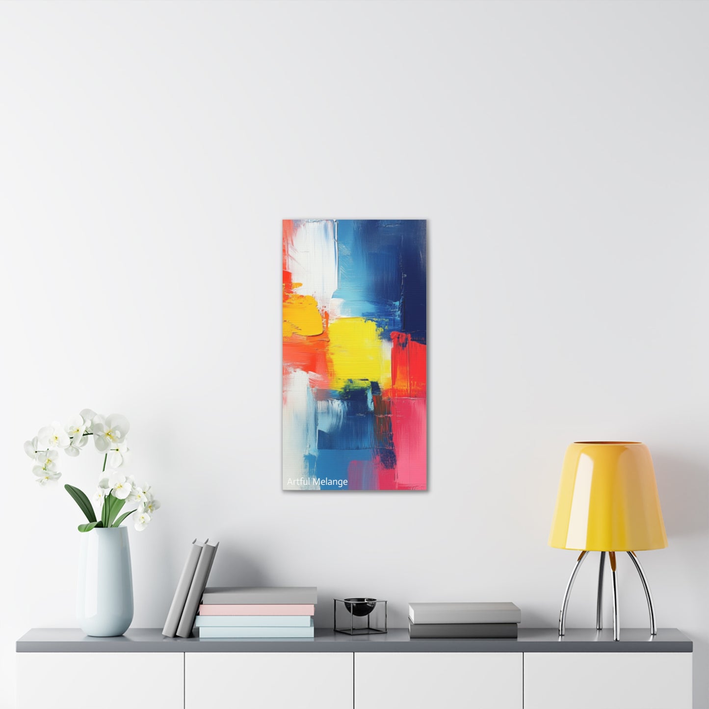 Acrylic Abstract Canvas Print - Richly Textured Artistry