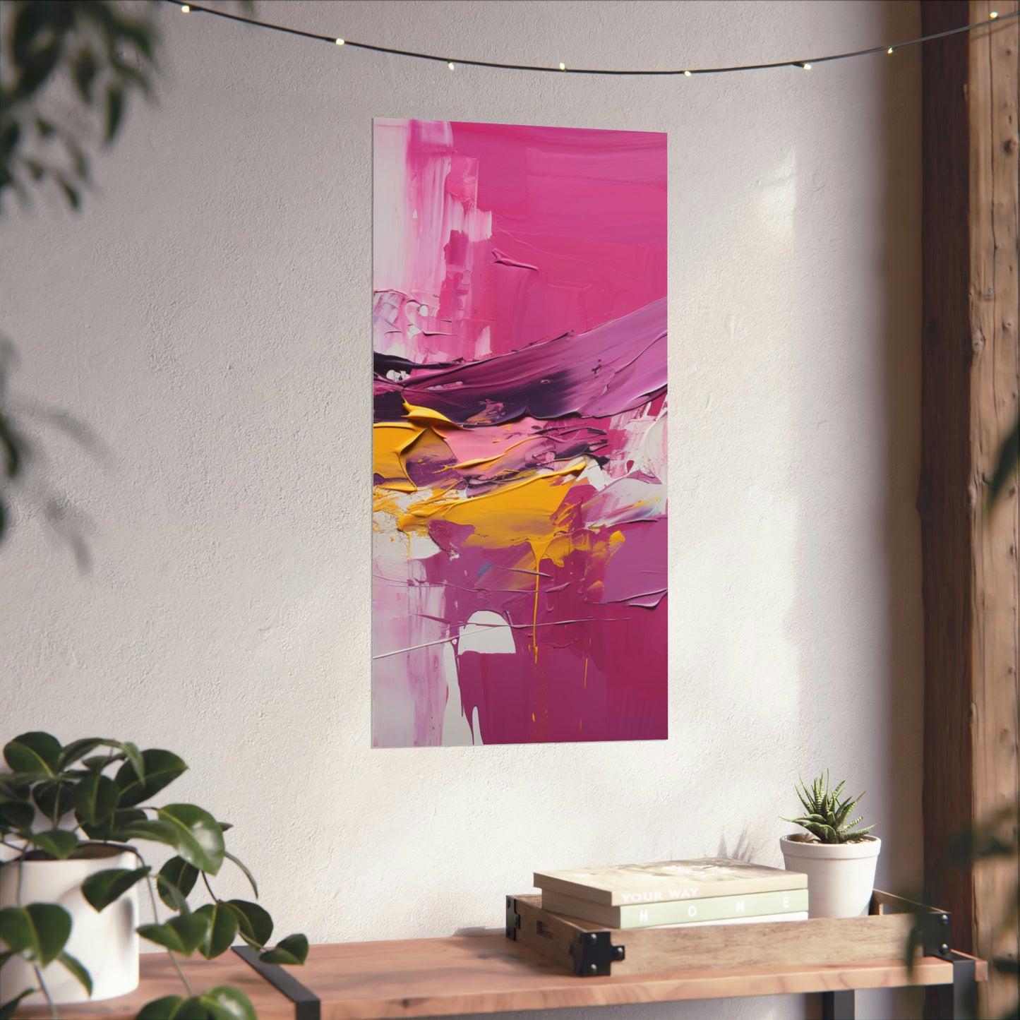 Radiant Harmony Matte Vertical Canvas Poster