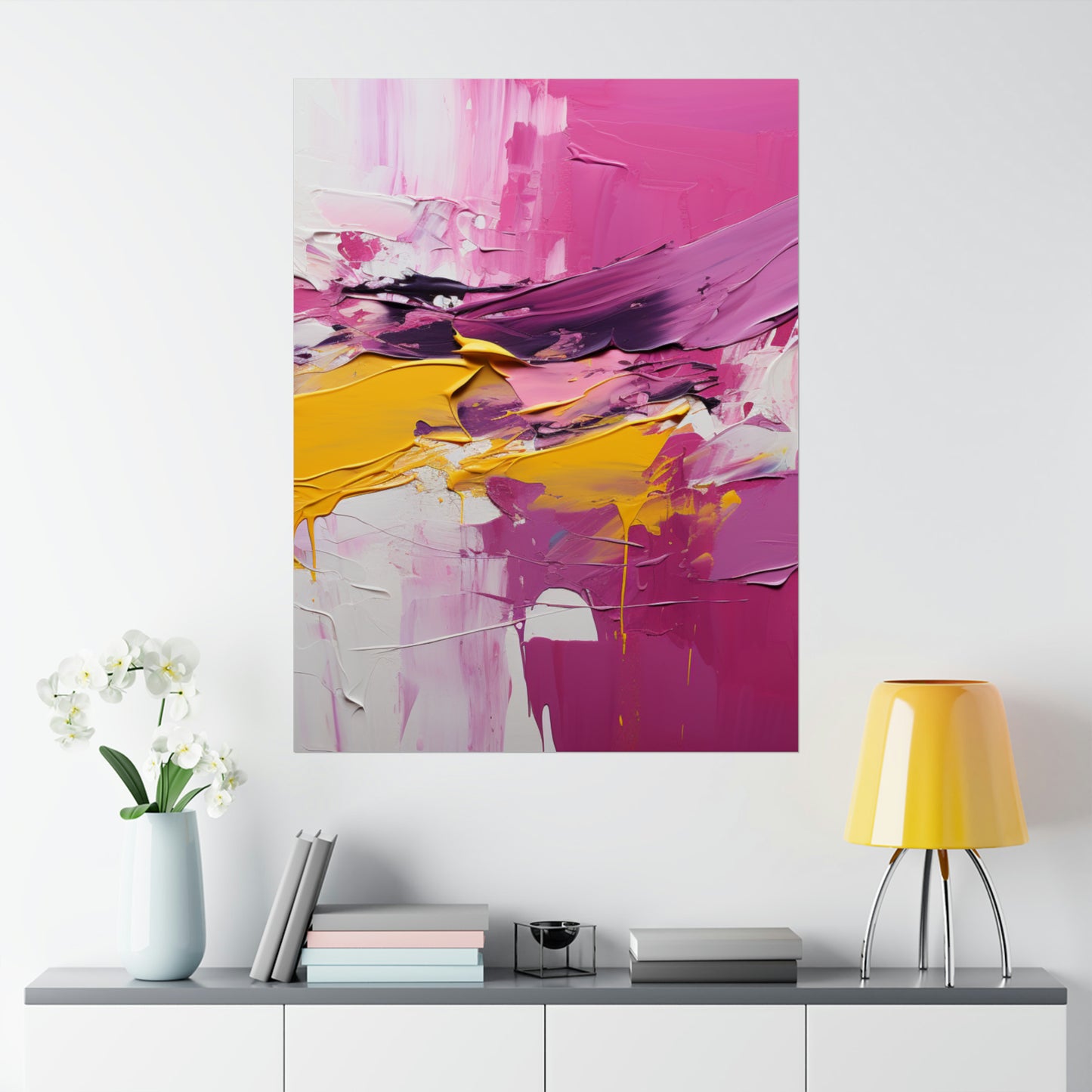 Radiant Harmony Matte Vertical Canvas Poster