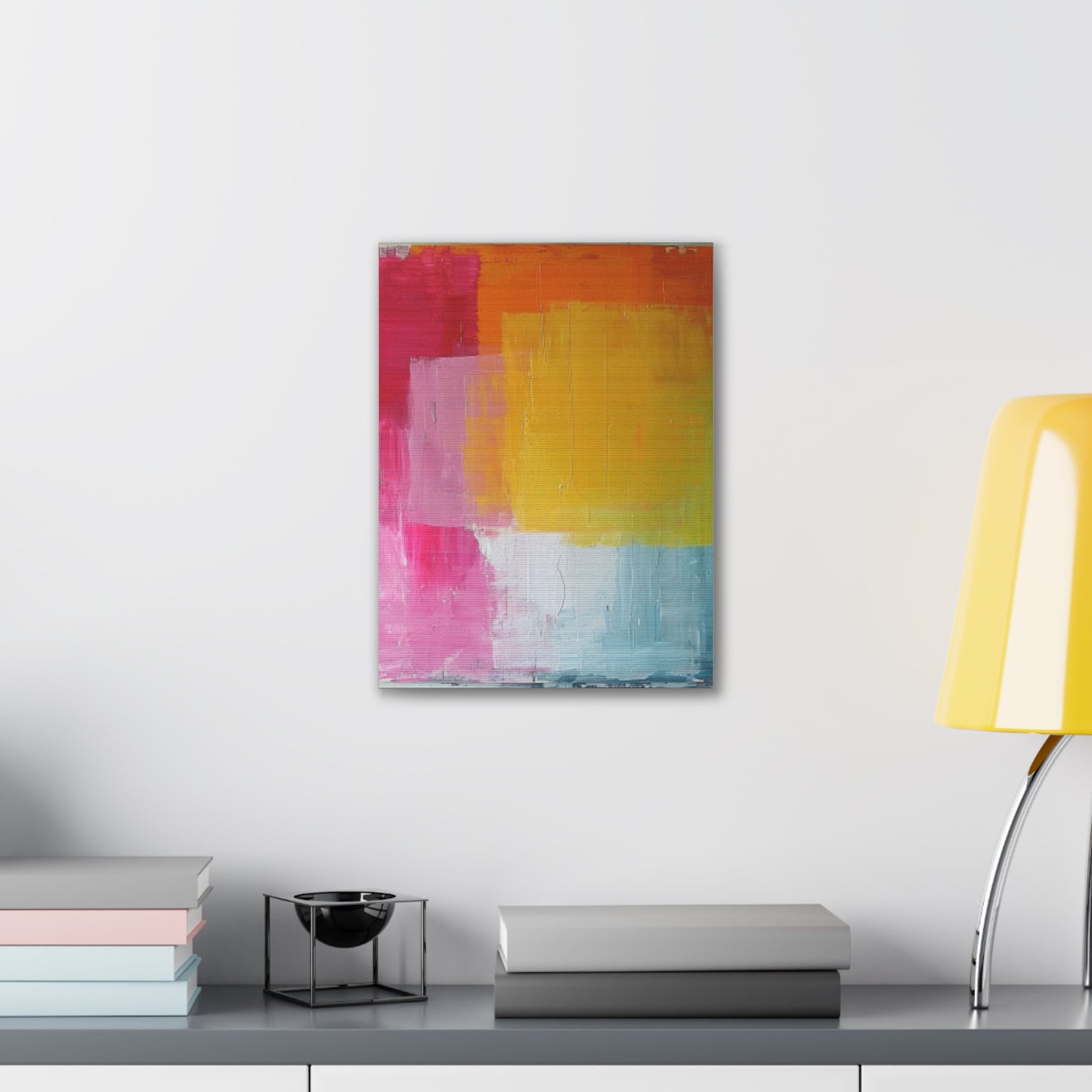 Primary Elegance: A Symphony of Sophistication Canvas Print