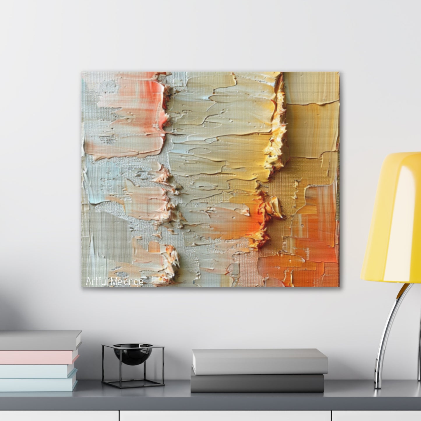 Primary Elegance: A Symphony of Sophistication Canvas Print