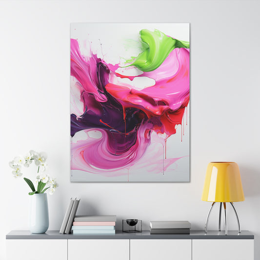 Acrylic Abstract Canvas Print - Richly Textured Artistry