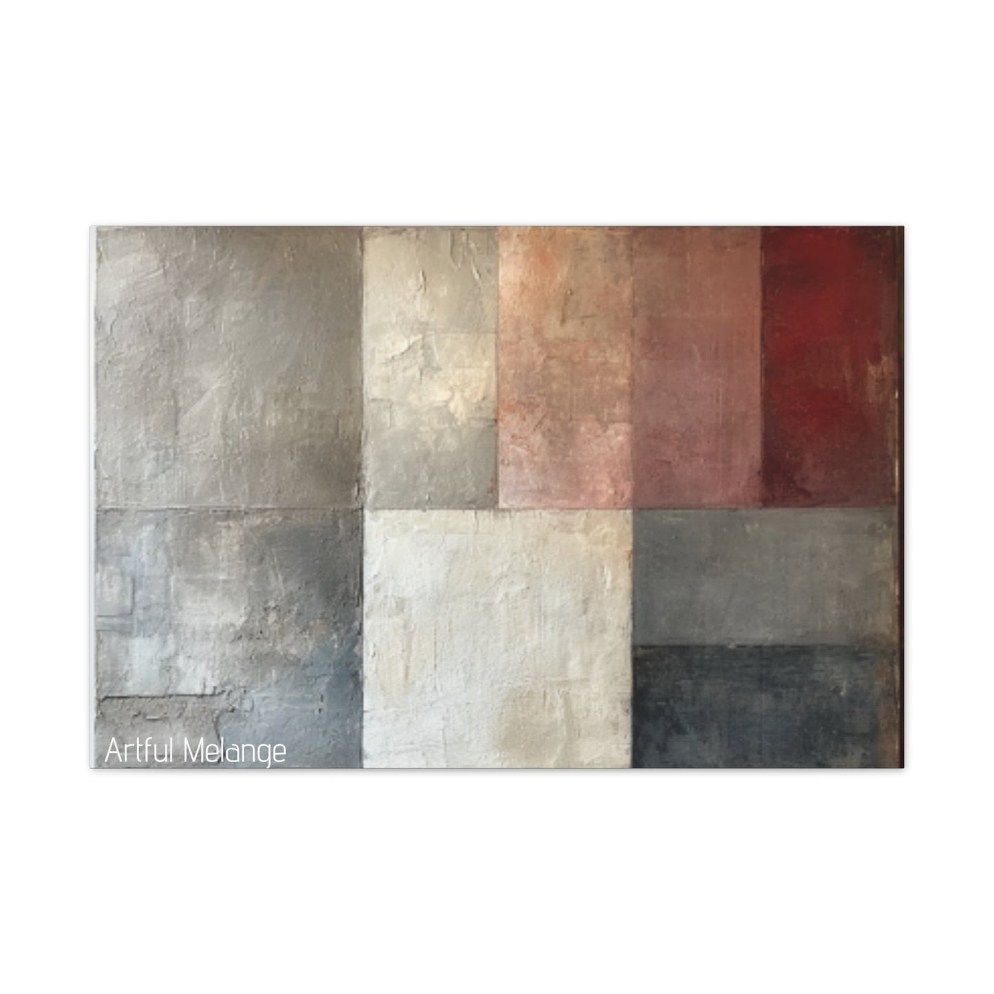 Primary Elegance: A Symphony of Sophistication Canvas Print