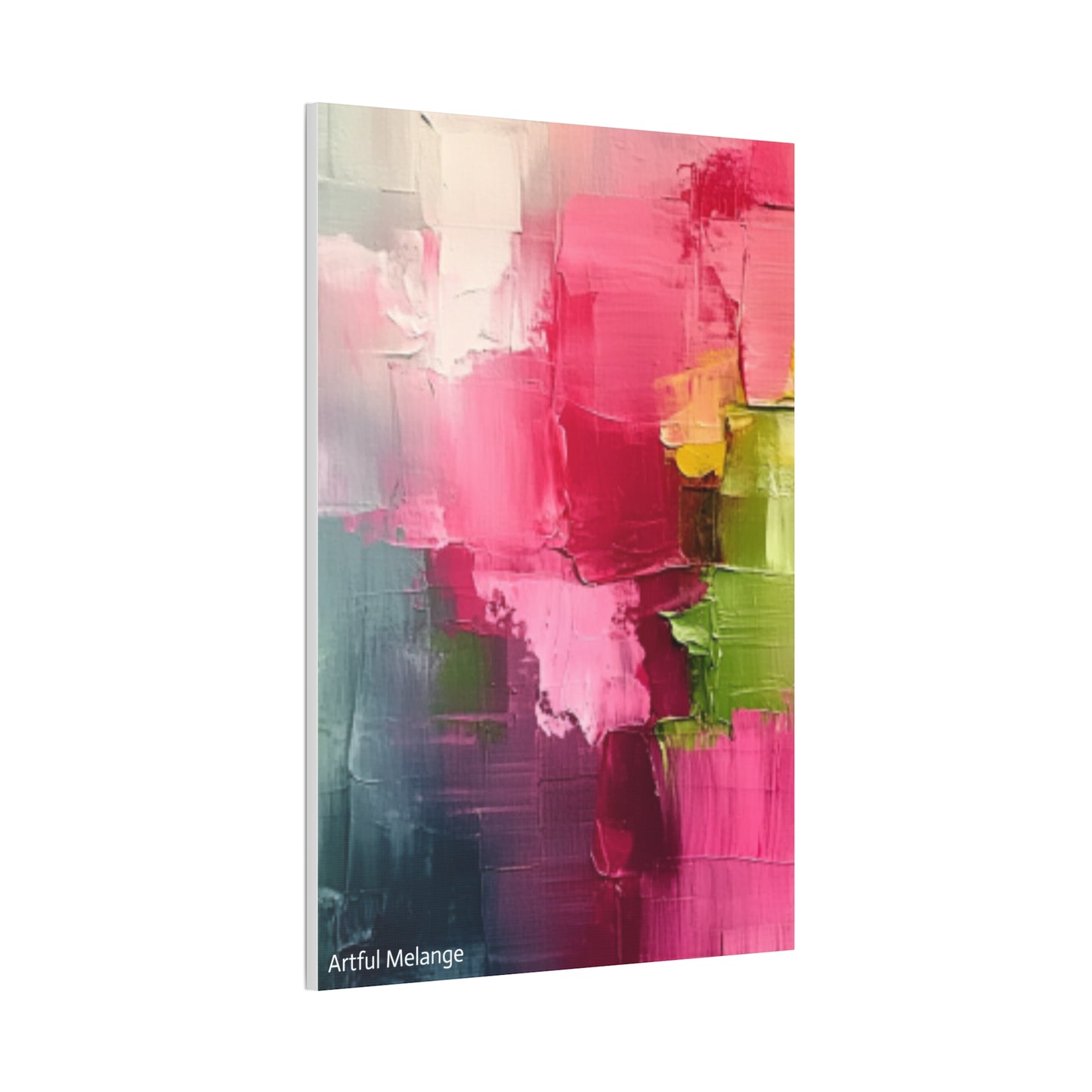 Acrylic Abstract Canvas Print - Richly Textured Artistry