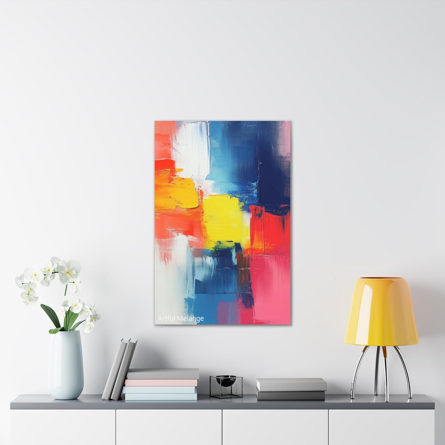 Acrylic Abstract Canvas Print - Richly Textured Artistry