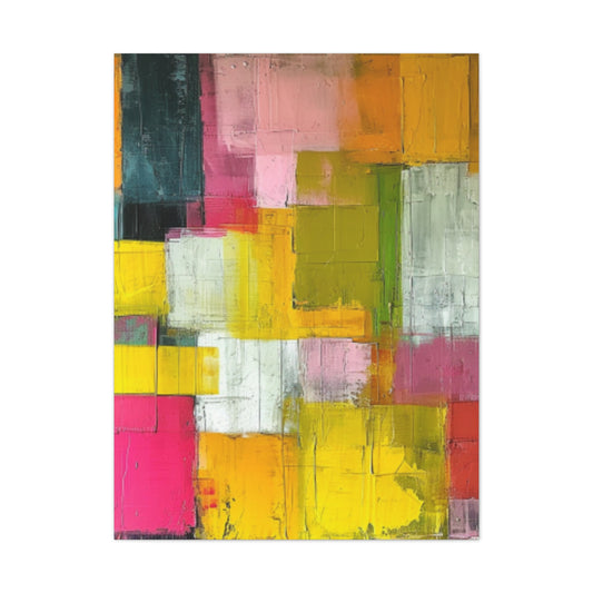 Primary Elegance: A Symphony of Sophistication Canvas Print