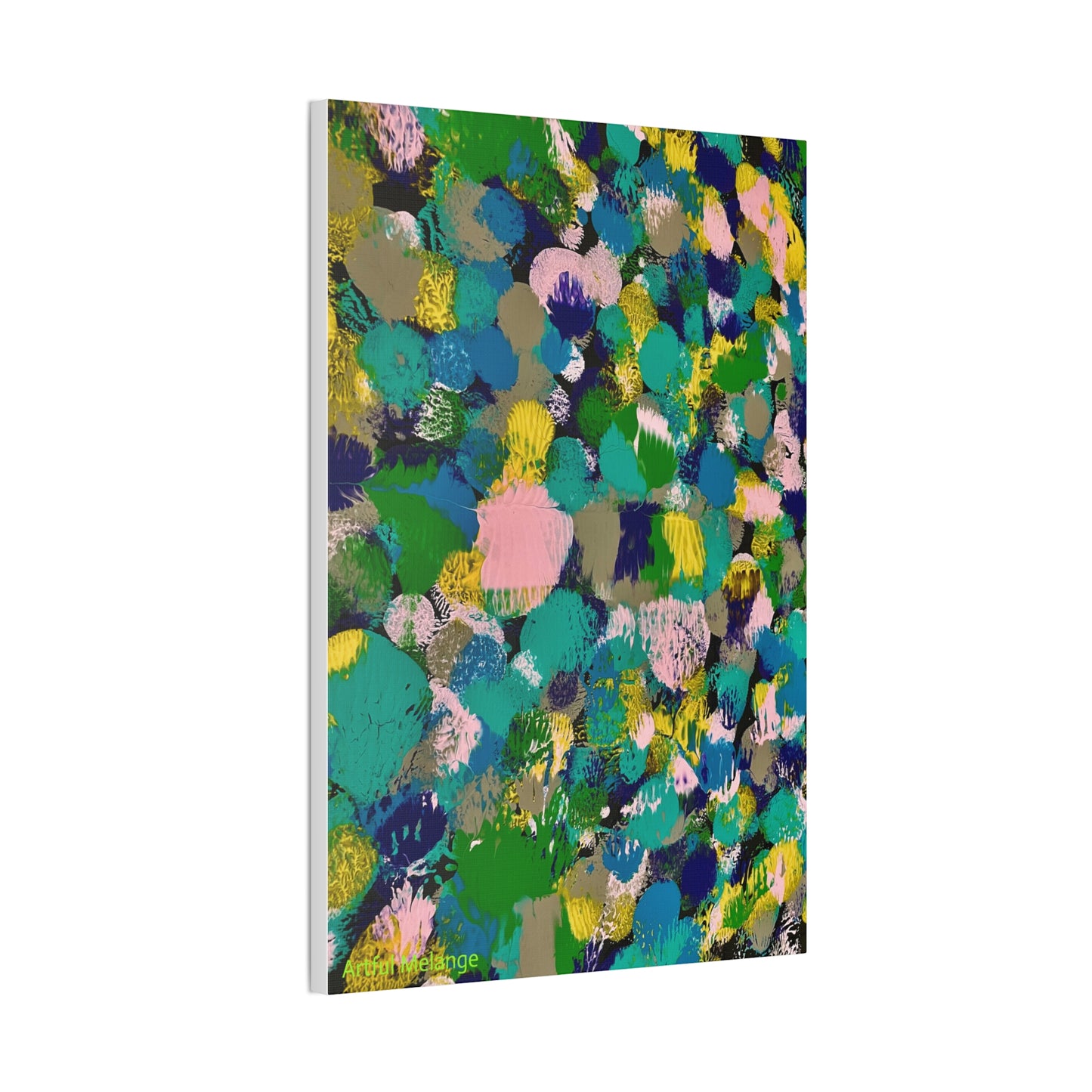 Acrylic Abstract Canvas Print - Richly Textured Artistry