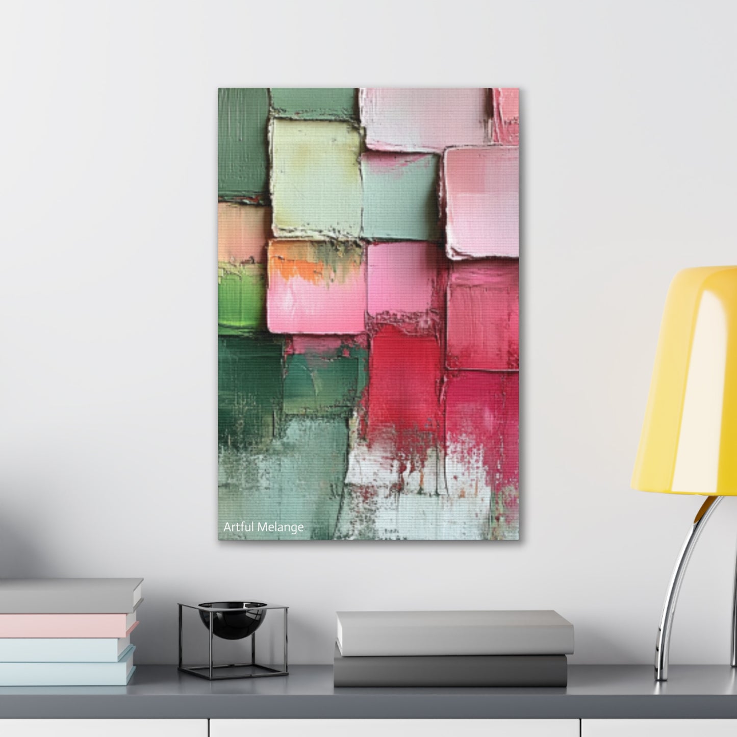 Acrylic Abstract Canvas Print - Richly Textured Artistry