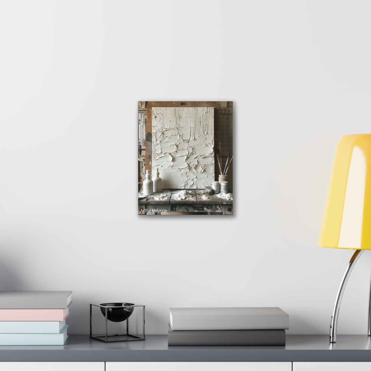 Primary Elegance: A Symphony of Sophistication Canvas Print