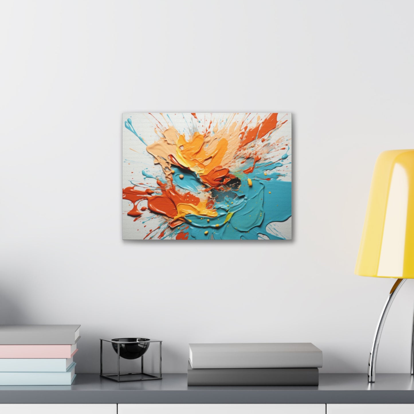 Primary Elegance: A Symphony of Sophistication Canvas Print