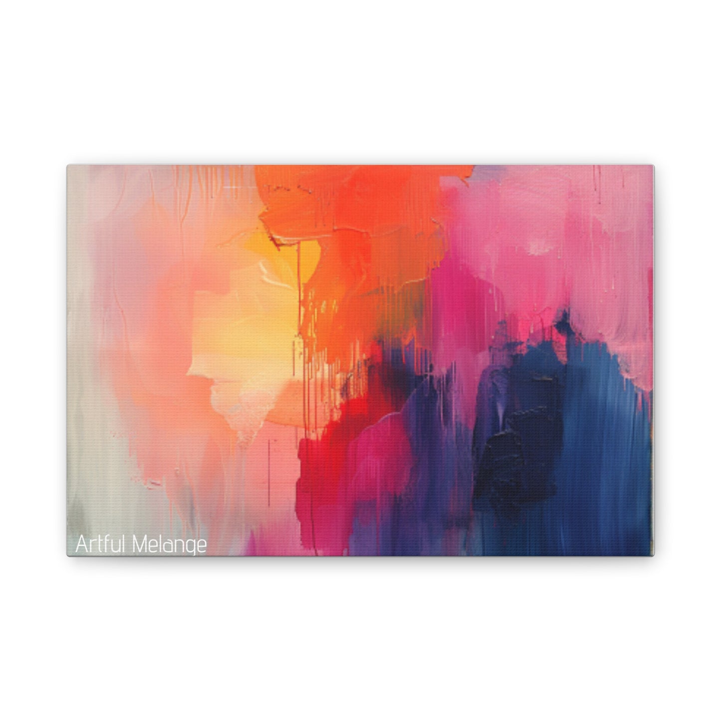 Primary Elegance: A Symphony of Sophistication Canvas Print