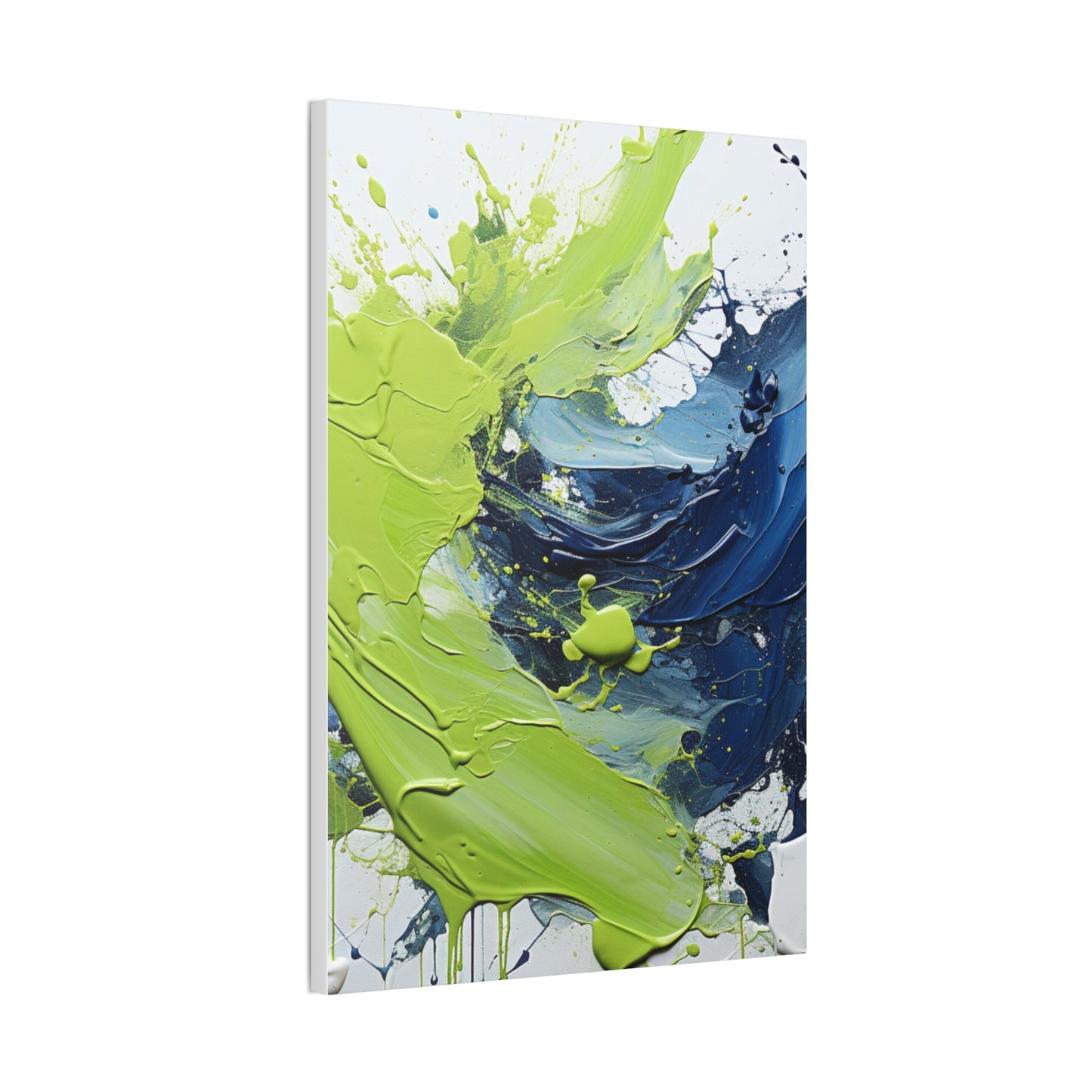 Acrylic Abstract Canvas Print - Richly Textured Artistry