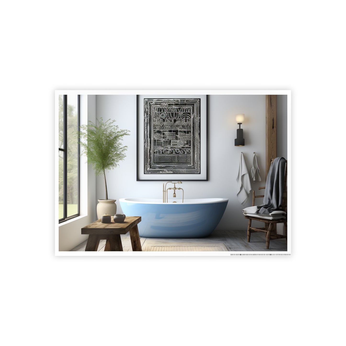 Cultural Elegance Bathscapes Poster Art