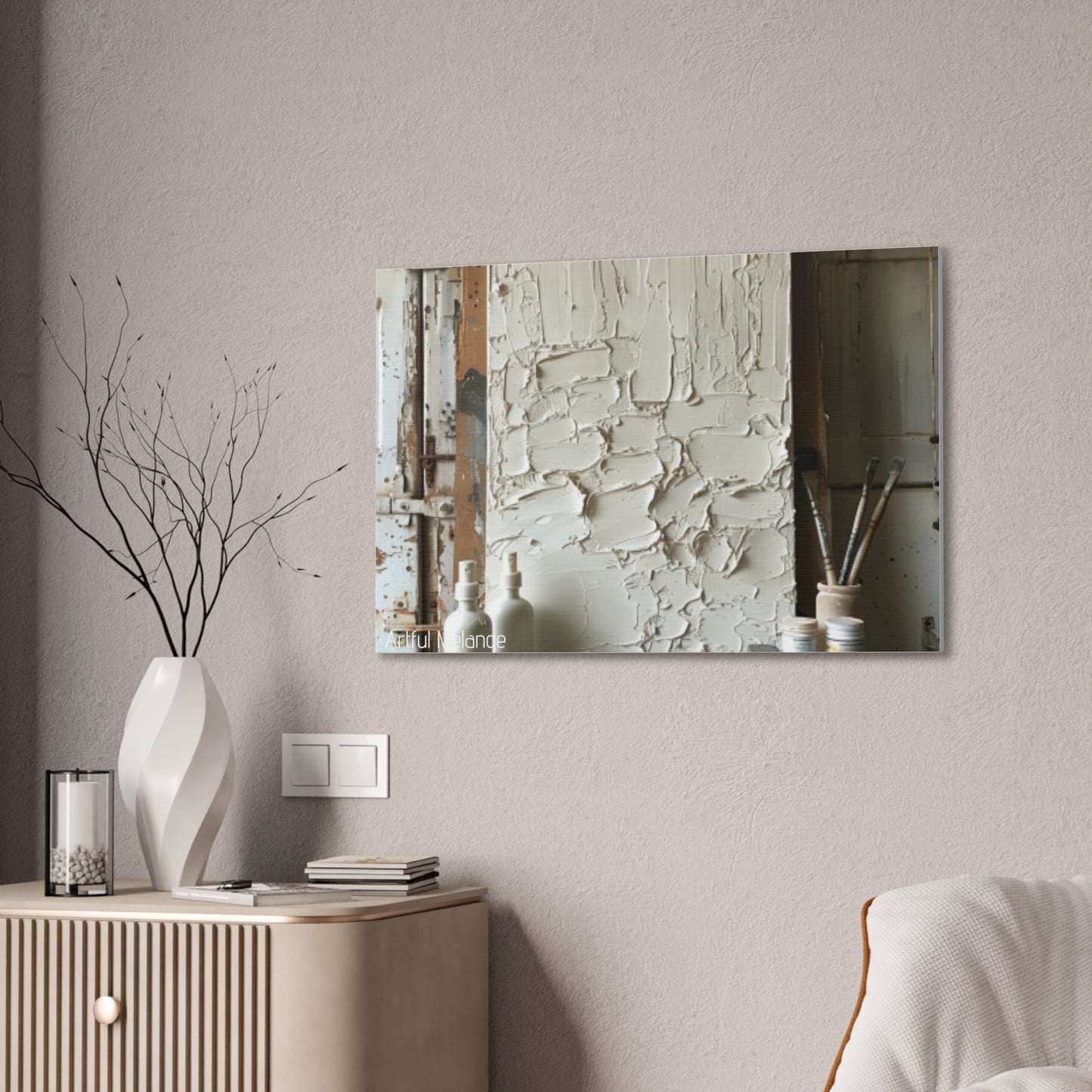 Primary Elegance: A Symphony of Sophistication Canvas Print