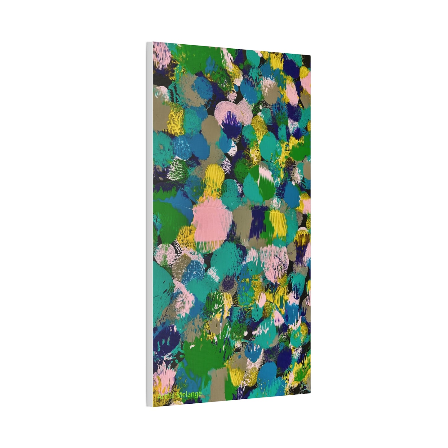 Acrylic Abstract Canvas Print - Richly Textured Artistry