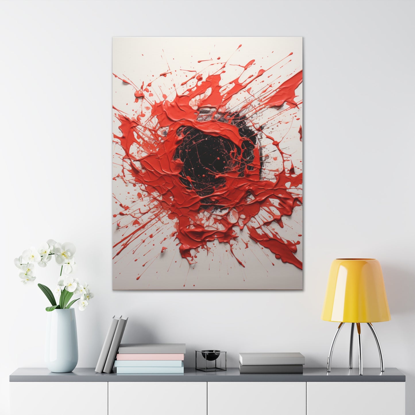 Acrylic Abstract Canvas Print - Richly Textured Artistry