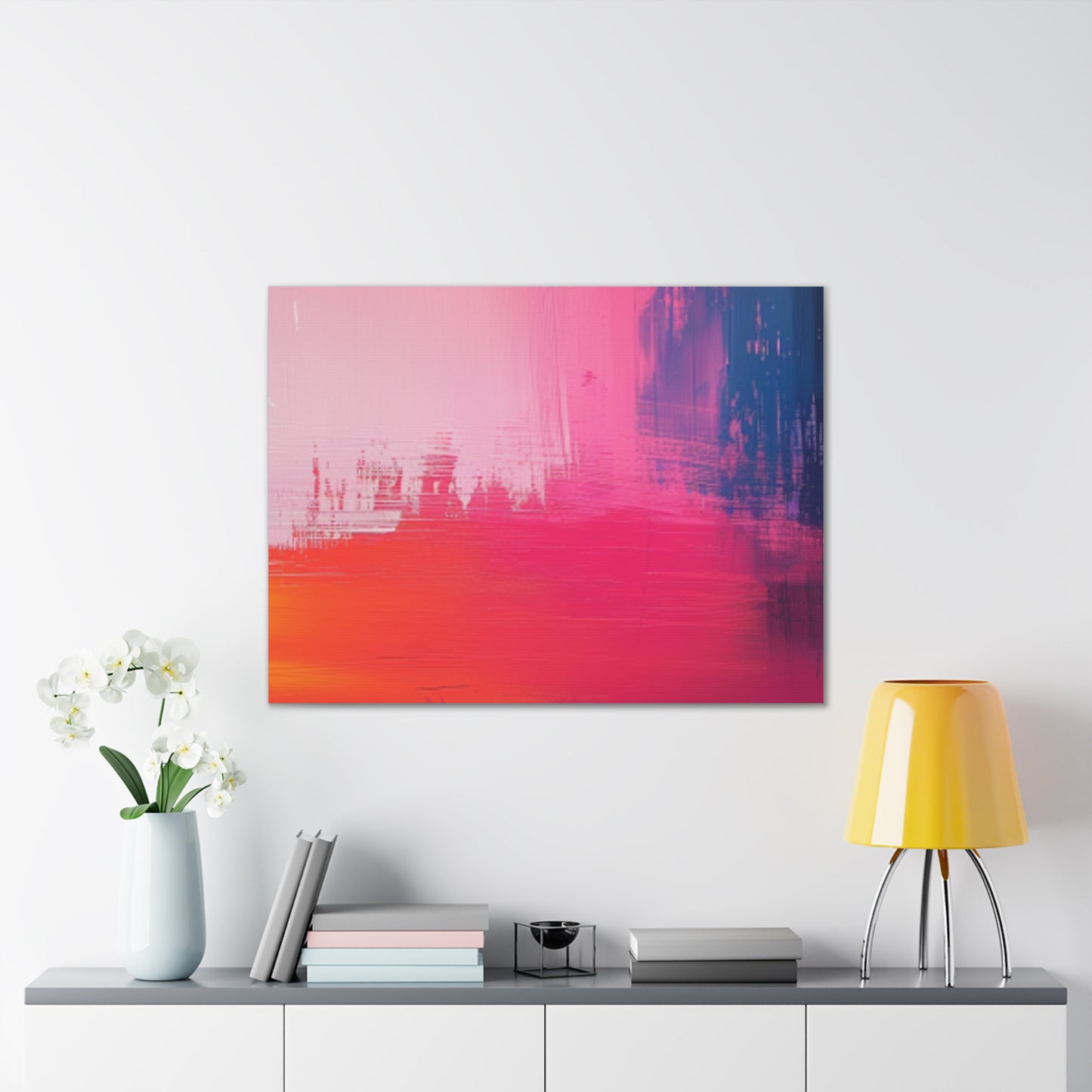 In The Pink: A Symphony of Sophistication Canvas Print