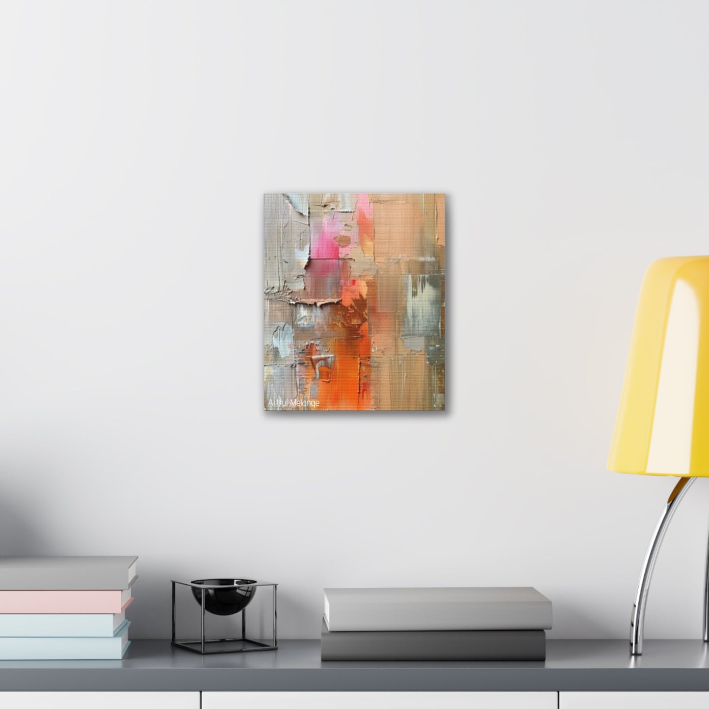 Primary Elegance: A Symphony of Sophistication Canvas Print